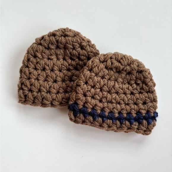 Newborn Crochet Baby Hats - Picture 2 of 8